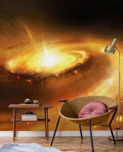 Galaxie-Kern im Weltraum Tapete