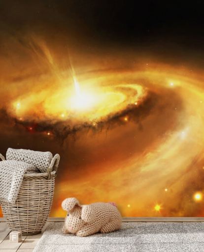 Galaxy Kärna i rymden Bakgrund