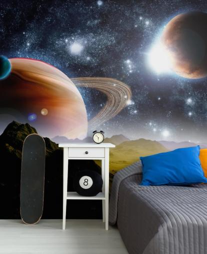 Deep Space Concept vægmaleri