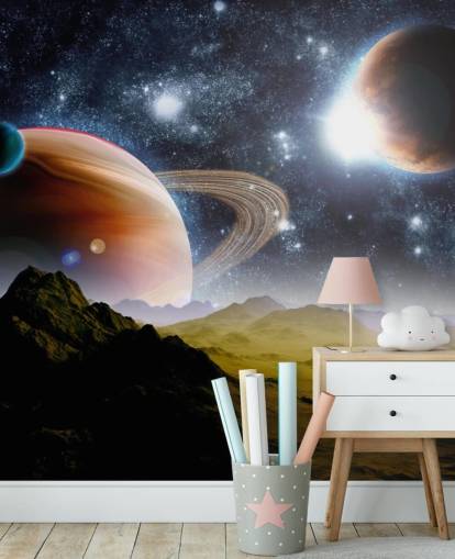 Mural de parede conceito Deep Space