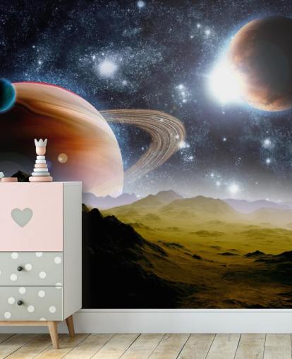 Deep Space Concept Wandgemälde