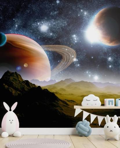 Deep Space Concept Muurschildering Deep Space Concept Muurschildering