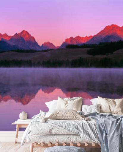 rosa fjellkjede tapet rosa fjellkjede tapet