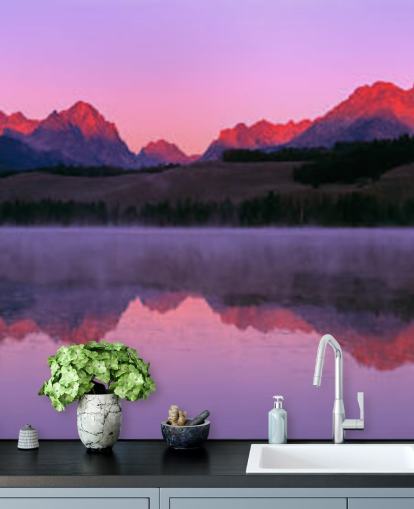 fondo de pantalla rosa cordillera