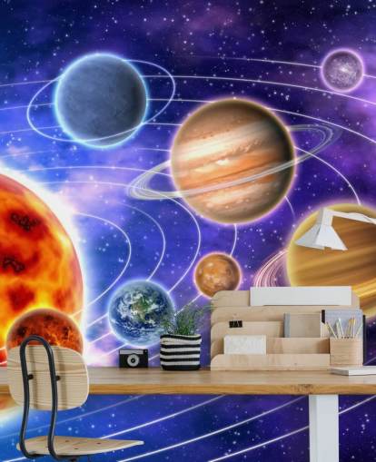 Mural de pared Planetas en órbita Mural de pared Planetas en órbita