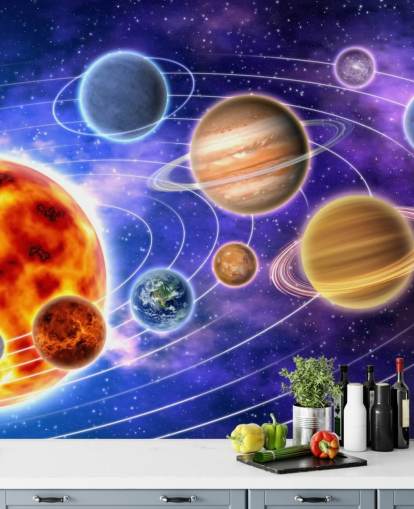 Mural de pared Planetas en órbita