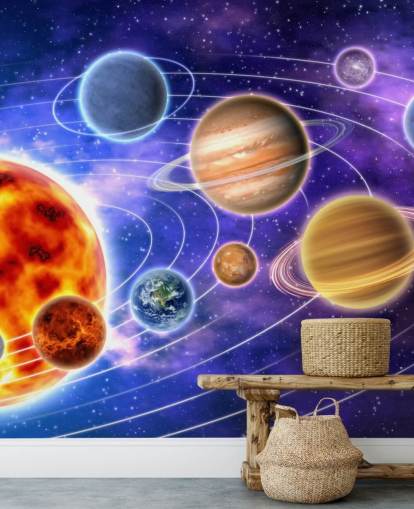 Mural de pared Planetas en órbita