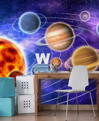 Mural de pared Planetas en órbita