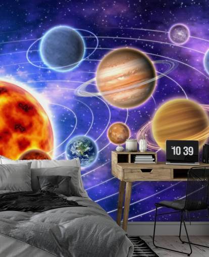Mural de pared Planetas en órbita Mural de pared Planetas en órbita