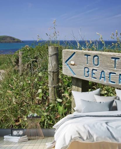 Schild zum Strand-Tapete Schild zum Strand-Tapete