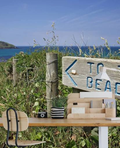 Schild zum Strand-Tapete Schild zum Strand-Tapete