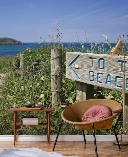 Skylt till Beach Wallpaper