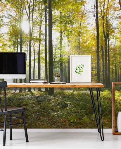 Décoration murale en forme de forêt