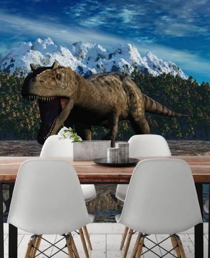 Allosaurus seinämaalaus Taustakuva Allosaurus seinämaalaus Taustakuva