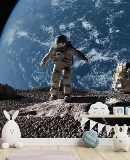tilpasset astronaut tapetmaleri kalt The Astronaut for barnas soverom