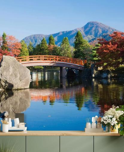 oriental style garden wallpaper oriental style garden wallpaper