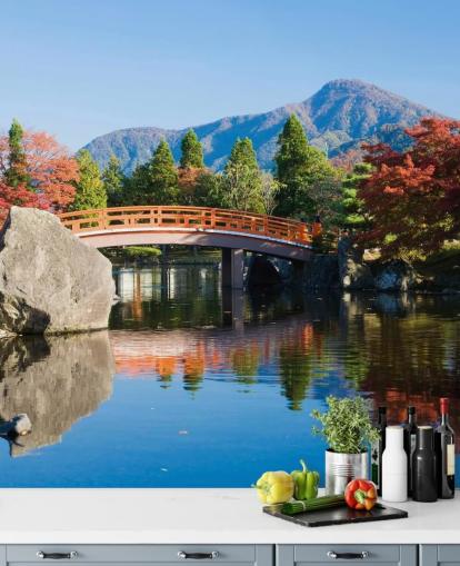 oriental style garden wallpaper oriental style garden wallpaper