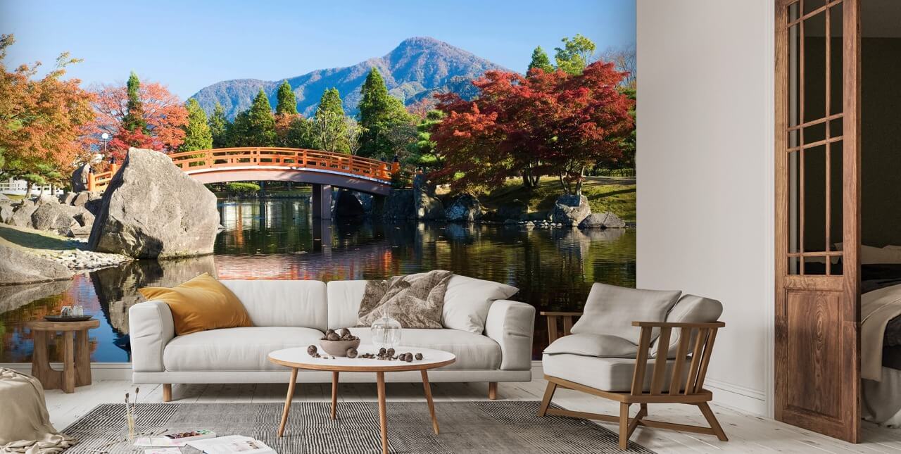 Japanese Garden Wall Mural Wallsauce UK