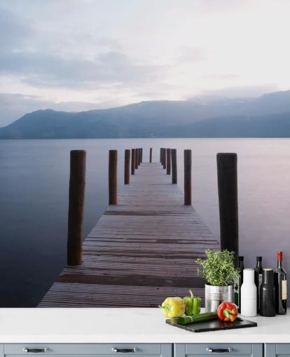 Morning Lake Bakgrund