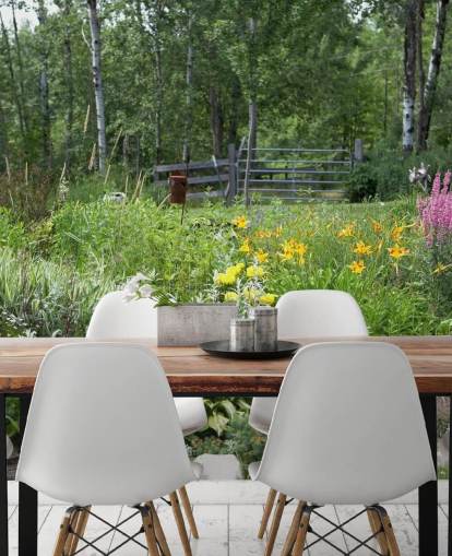 Décoration murale du jardin de fleurs britannique Décoration murale du jardin de fleurs britannique