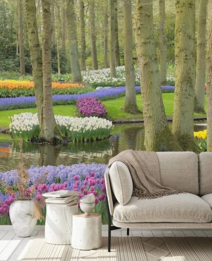 Mural de pared Parque de tulipanes