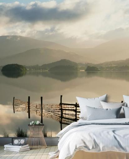 Carta da parati Misty Lake