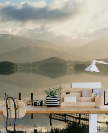 Carta da parati Misty Lake