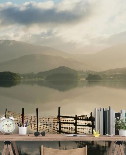 Carta da parati Misty Lake