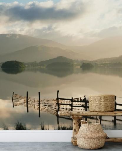 Papel de parede Misty Lake