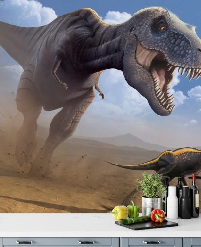 Papel pintado Tyrannosaurus Rex Lunch