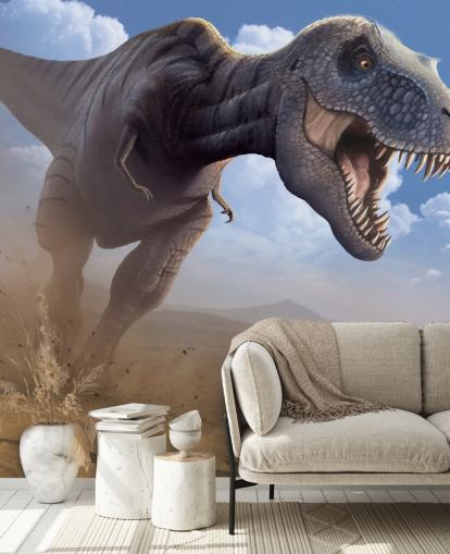 Papel de parede mural de parede Tyrannosaurus Rex Lunch