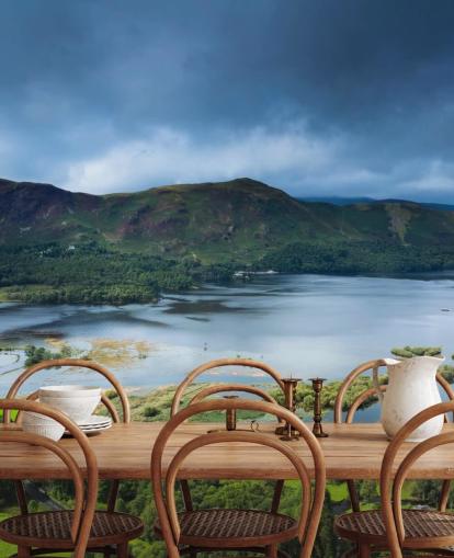 Lake and Green Countryside Wallpaper Lake and Green Countryside Wallpaper