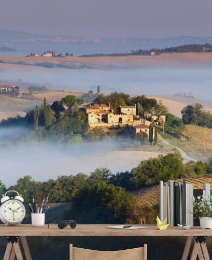 italiaans landschap behang