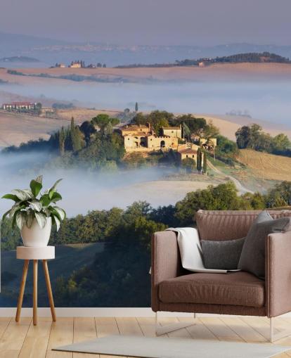 italiaans landschap behang