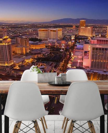 customizable las vegas wallpaper mural called Vegas at Night