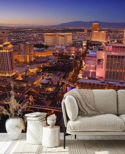 papier peint mural personnalisable de Las Vegas appelé Vegas at Night