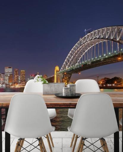 lit up sydney bridge at night wallpaper lit up sydney bridge at night wallpaper