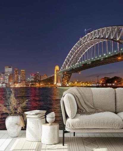 lit up sydney bridge at night wallpaper lit up sydney bridge at night wallpaper