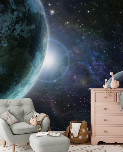 Fond d'écran planète Terre dans l'espace