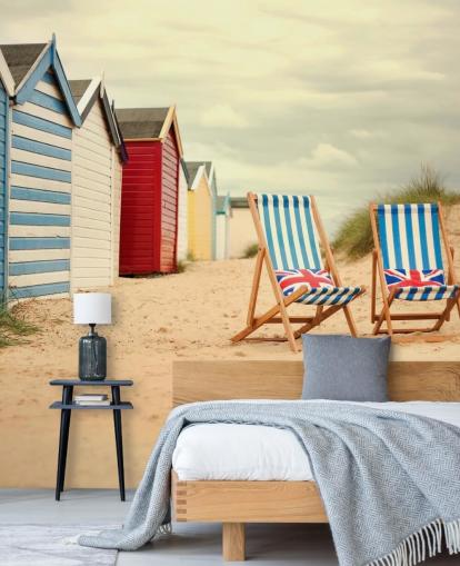 Deck Chairs Wallpaper Mural Deck Chairs Wallpaper Mural