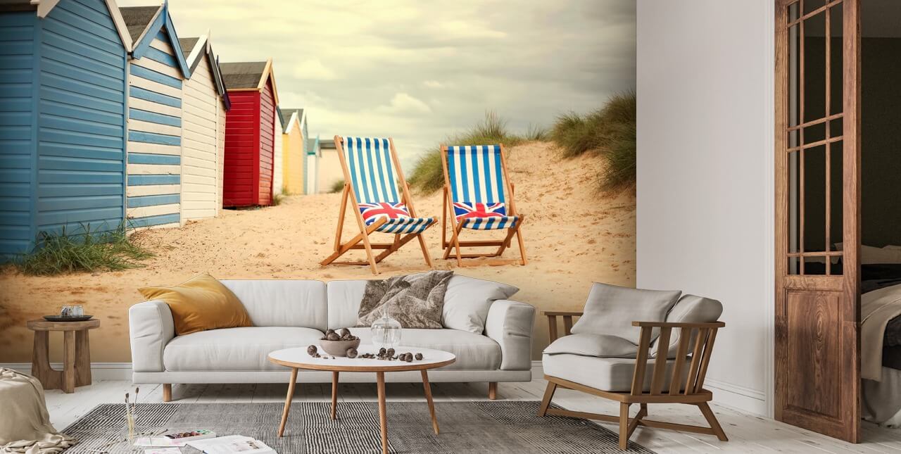 Deck Chairs Wallpaper Wallsauce UK