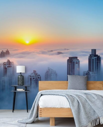 sumuinen kaupunki dubai tapetti sumuinen kaupunki dubai tapetti