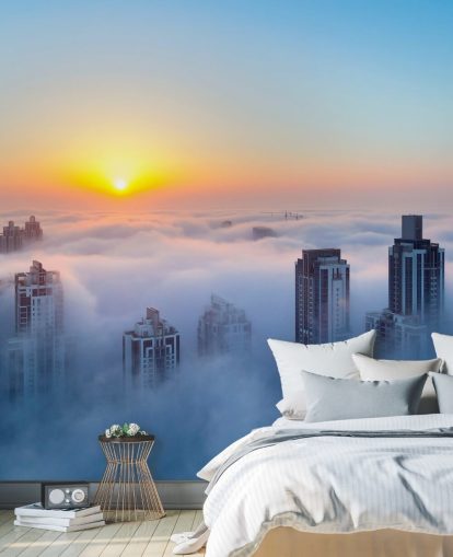 misty city dubai behang
