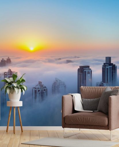 papel de parede misty city dubai