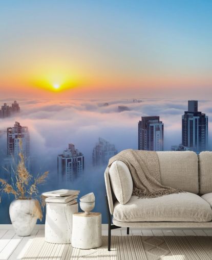 papel de parede misty city dubai papel de parede misty city dubai