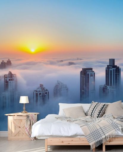 papel de parede misty city dubai