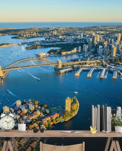 aerial view of sydney harbour wallpaper aerial view of sydney harbour wallpaper
