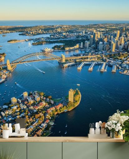aerial view of sydney harbour wallpaper aerial view of sydney harbour wallpaper