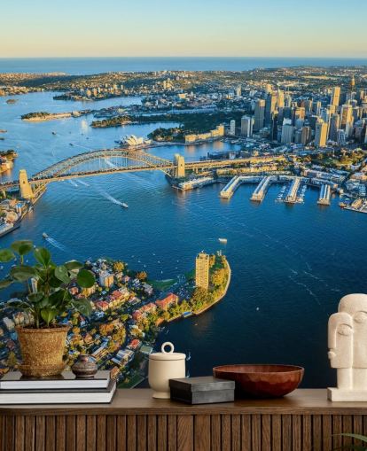 aerial view of sydney harbour wallpaper aerial view of sydney harbour wallpaper