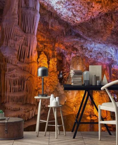 Stalactite in Cave Wallpaper